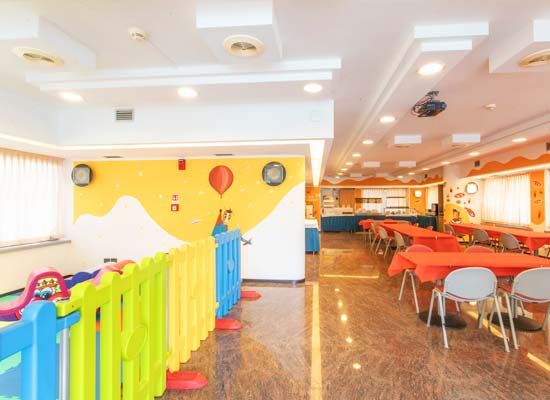 Children's area in the restaurant