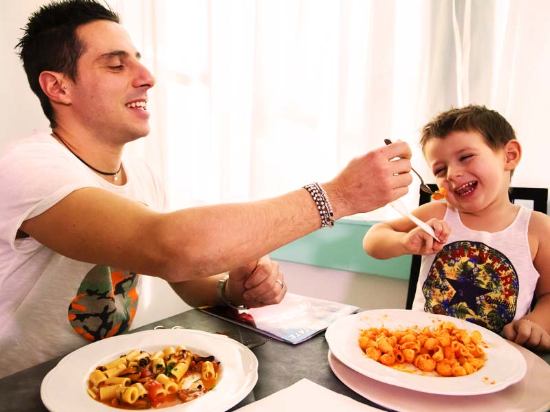 Typical cuisine in the hotel restaurant